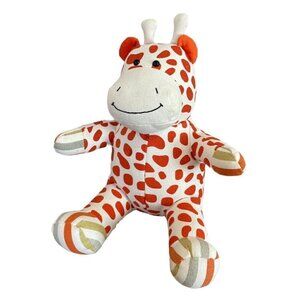 Cute 2008 Target Circo GIRAFFE Plush 11” Orange Spots Stripes Canvas Plush